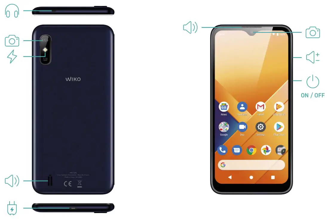 WIKO Y81 Smartphone - overview