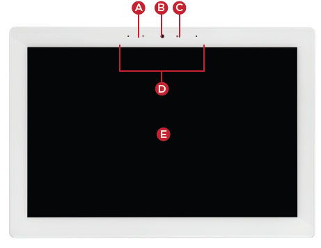 Control4 T4 Series C4-T4IW8-BL 8-Inch In-Wall Touchscreen-fig1