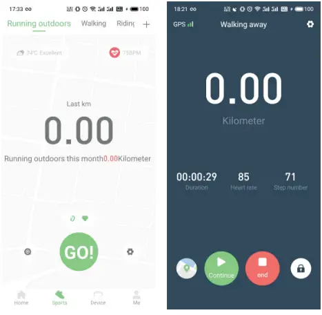 Srichpk P40D Intelligent Sports Watch-App3