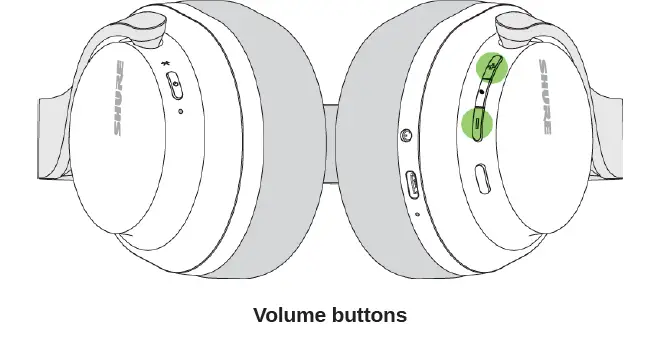 SHURE AONIC 40 Wireless Noise Cancelling Headphones FIG 3