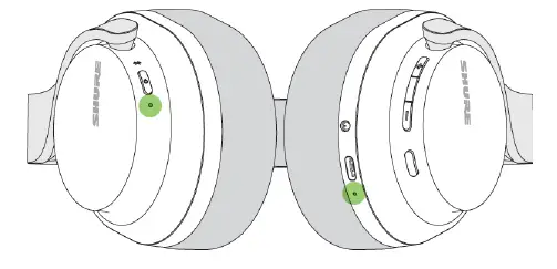 SHURE AONIC 40 Wireless Noise Cancelling Headphones FIG 5