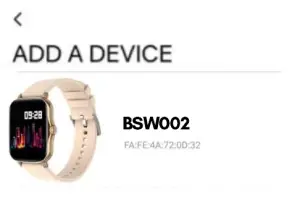 FIRE BOLTT BSW002 Smartwatch - Add device 1