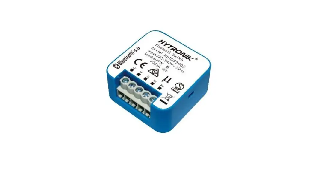 Hytronik Hbtd8200s Bluetooth Switch On/off Control Instruction Manual