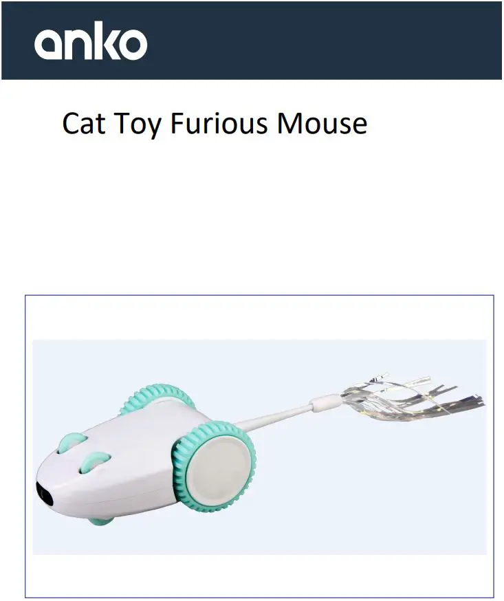 anko Cat Toy Furious Mouse