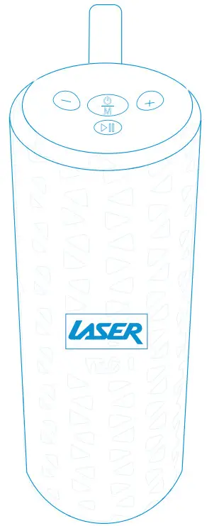 LASER SPK-BTLPP Portable Wireless Pill Speaker