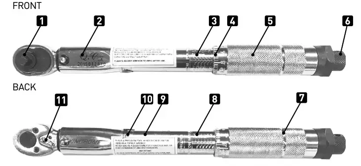 KINCROME MTW150F Micrometer Torque Wrench- product