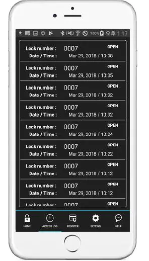 PASSTECH SL600E RF Locker Lock fig 6