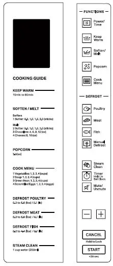 Whirlpool WMC30311LUS Microwave Oven fig 3