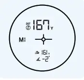 Shot Scope Pro XL Laser Rangefinder with Slope - Golf Mode M1