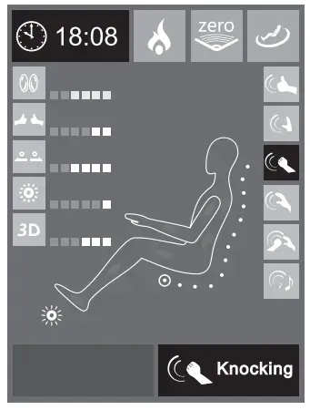 INFINITY Riage X3 Deluxe Multi Functional Massage Chair - menu2