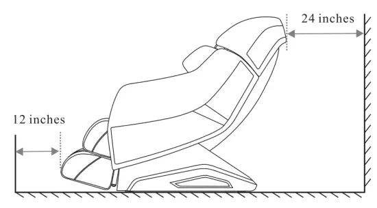INFINITY Riage X3 Deluxe Multi Functional Massage Chair - possition