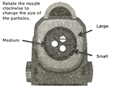 VICTORY VP200ESK Electrostatic Handheld Battery Powered Disinfectant Sanitizer Sprayer - Nozzle 1