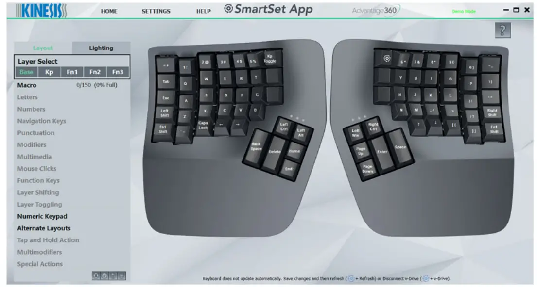 KINESIS KB360 Advantage360 Professional Keyboard - app1