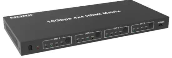 DIGITUS DS-55511 -4x4- HDMI- Matrix -Switch -4K-60Hz -PRODUCT