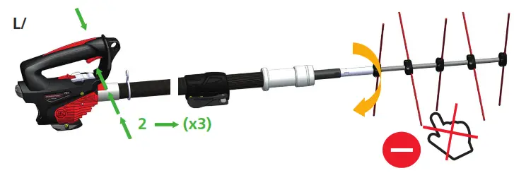 INFACO EC1700 Powercoup - SETTING CLEARANCE 2