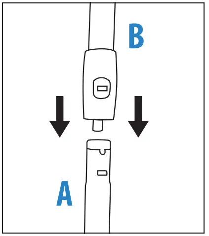Pro Idee 232574 Microfibre Spray Mop - Put thetwoparts