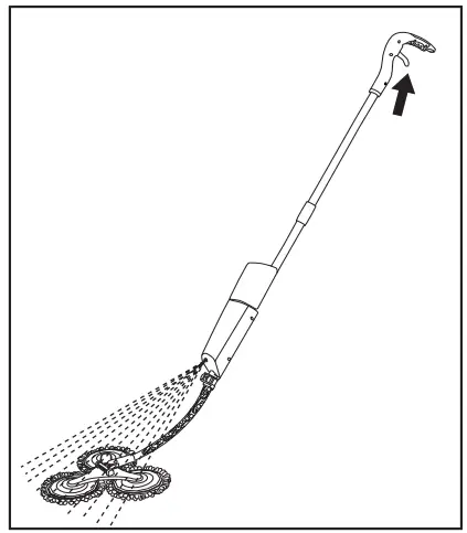 Pro Idee 232574 Microfibre Spray Mop - activatethespray