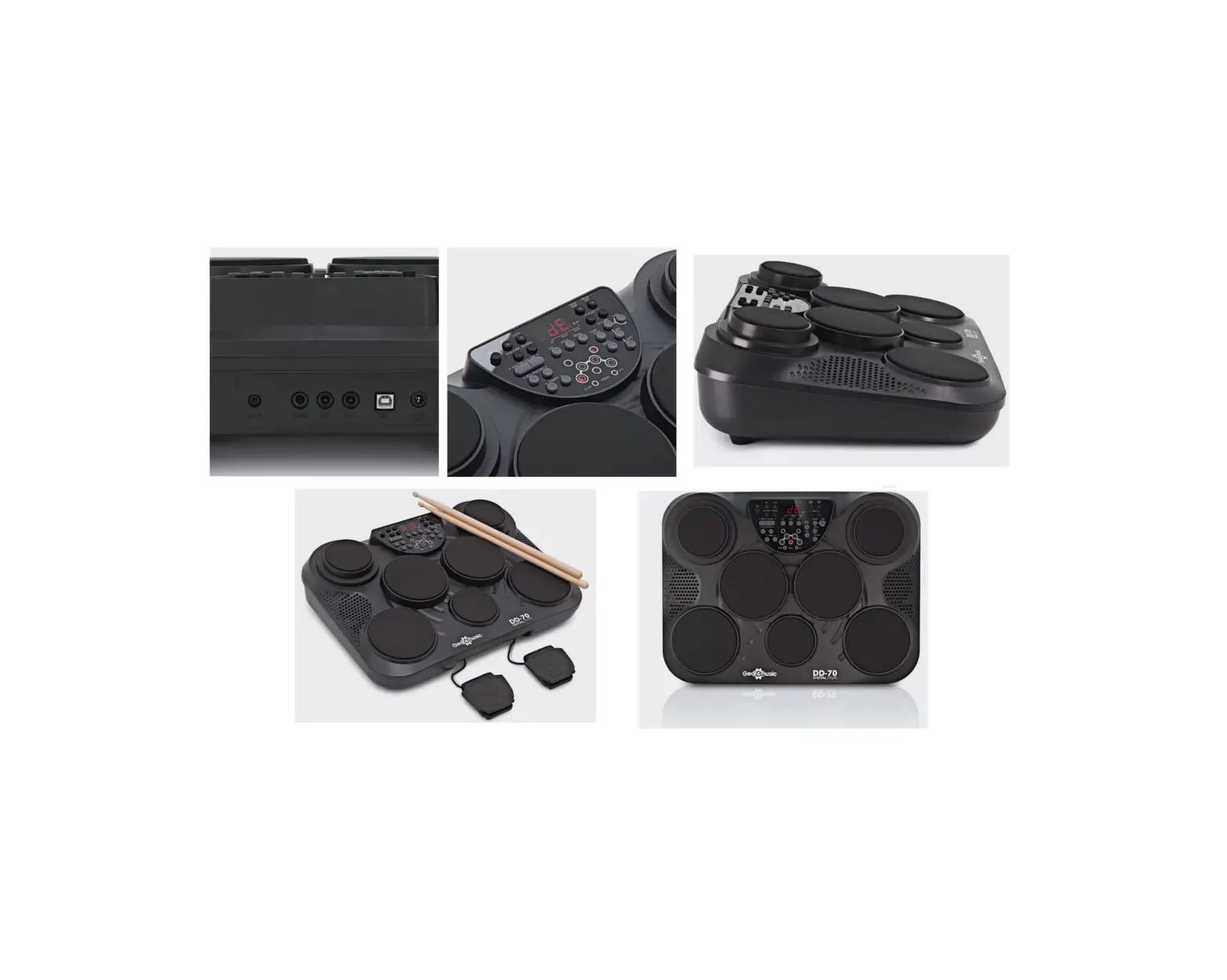 Gear4music Dd70 Digital Drum Pads User Manual