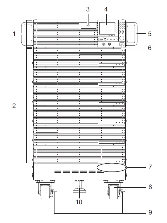 KIKUSUI PLZ-5W SR Series PLZ6005W SR Large-Capacity DC Electronic Load Smart Rack System 2