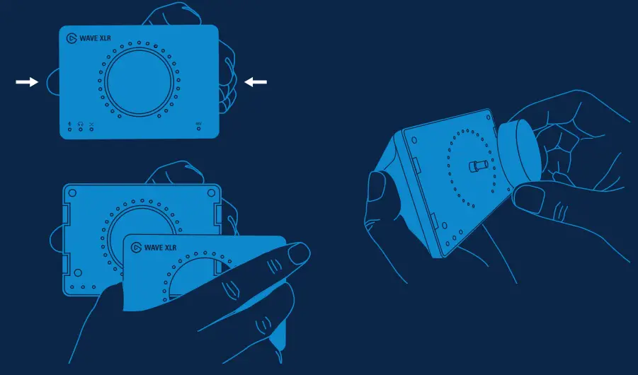 elgato Wave XLR Audio Mixer and 75 db Preamp FIG 8