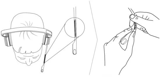 Position the microphone