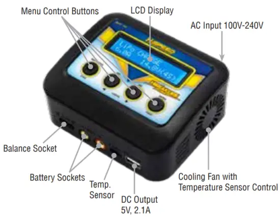 H SPEED HSP0017 Herakles Mini AC Charger 60W - Fig 1