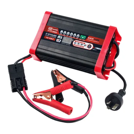 KICKASS KACHG1212 12V 12Amp Smart Battery Charger 8 Stage Automatic -