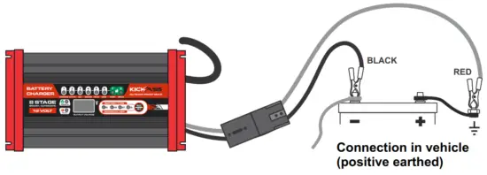 KICKASS KACHG1212 12V 12Amp Smart Battery Charger 8 Stage Automatic - 10