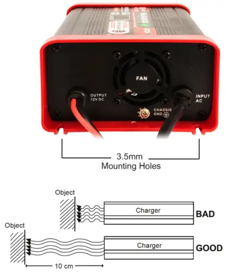 KICKASS KACHG1212 12V 12Amp Smart Battery Charger 8 Stage Automatic - 12