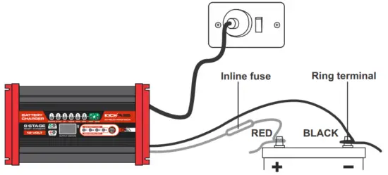 KICKASS KACHG1212 12V 12Amp Smart Battery Charger 8 Stage Automatic - 13