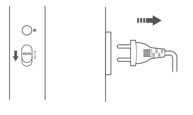 MI Ionic Hair Dryer a magnetic unplug the power