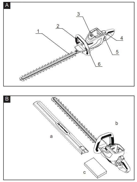 YARD FORCE 40V Hedge Trimmer-- 02