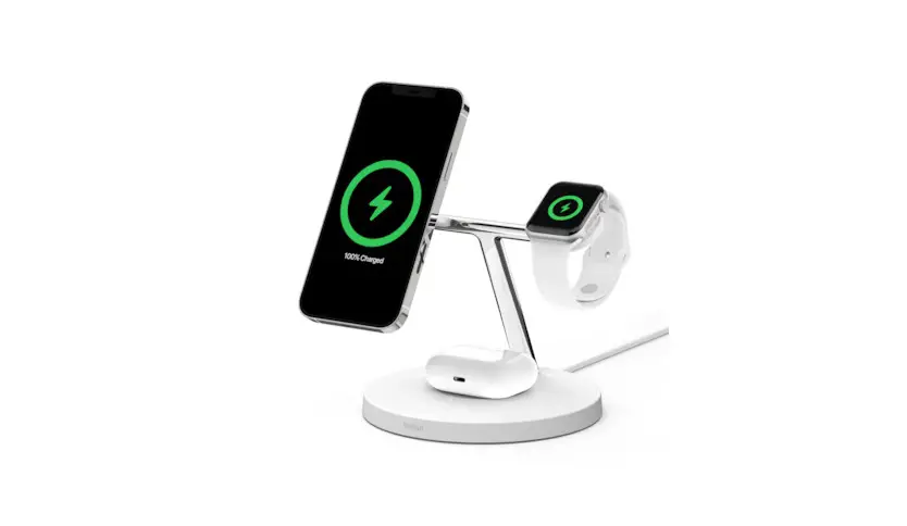 Belkin Wiz009 3-in-1 Wireless Charger With Magsafe User Manual