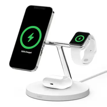 belkin WIZ009 3-in-1 Wireless Charger with MagSafe