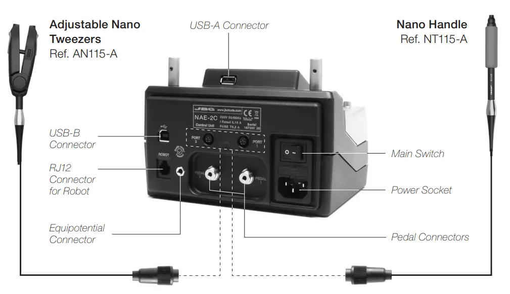 JBC NASE-9C (100V) 2-Tool Nano Rework Station-fig3