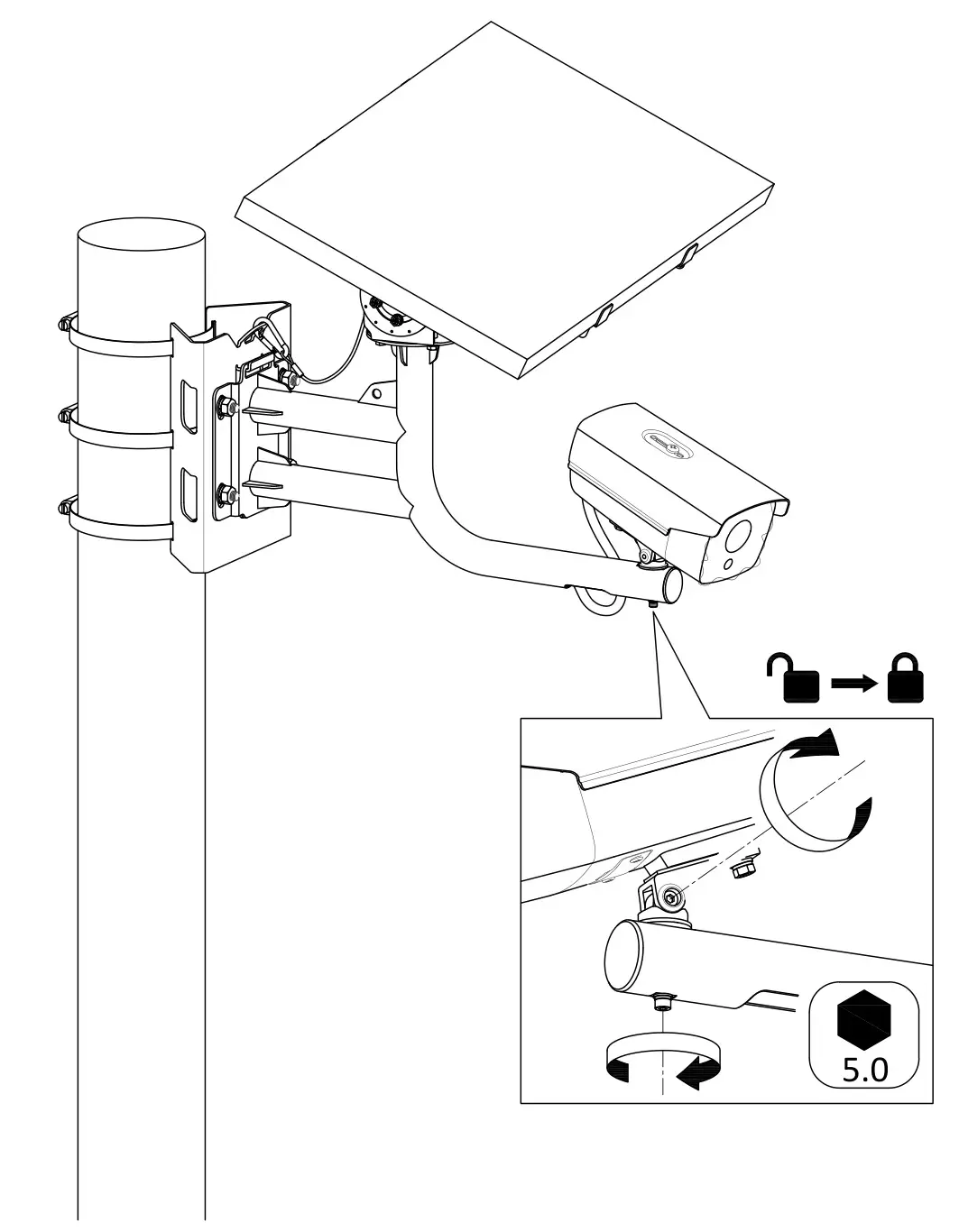 HIKVISION DS-2XS6A25G0-I Solar Network Camera - figure 3.7