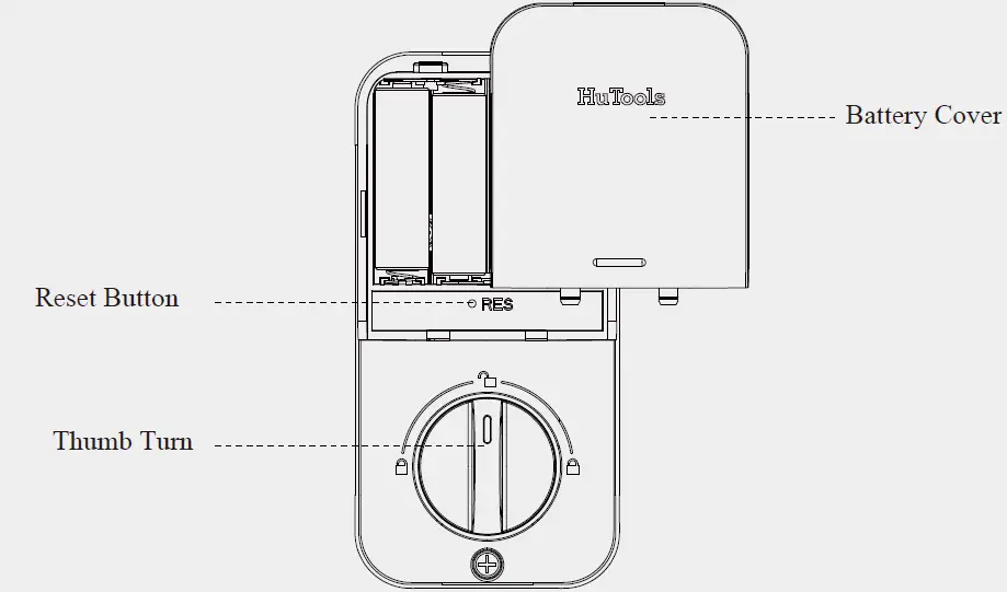 HuTools-KS01-Electronic-Keypad-Deadbolt-Lock-fig16