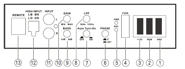 BOSS AUDIO SYSTEM BASS8K 8 Inch Low Profile Amplified Subwoofer- fig 1
