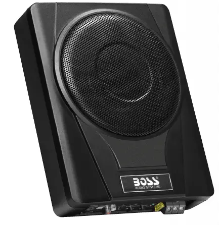 BOSS AUDIO SYSTEM BASS8K 8 Inch Low Profile Amplified Subwoofer