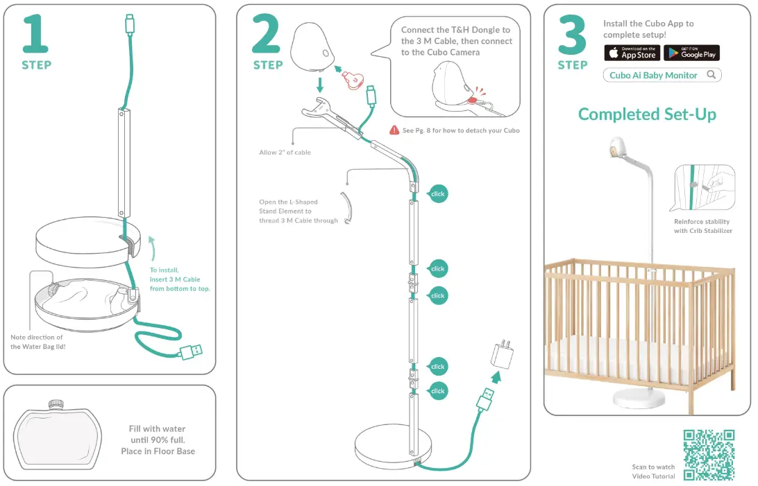 Yun Yun Ai YYCBV3 Cubo AI Baby Monitor - fig 5