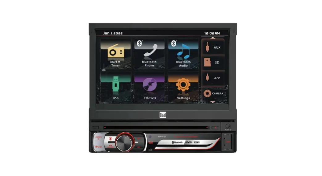 Dual Electronics Dv712 Multimedia Dvd Receiver With Bluetooth 7 Inch Digital Tft Lcd User Guide Dual Electronics Dv712 Multimedia Dvd Receiver With Bluetooth 7 Inch Digital Tft Lcd User Guide