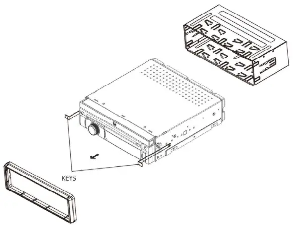 Dual Electronics DV712 Multimedia DVD Receiver with Bluetooth 7 Inch Digital TFT LCD-fig1