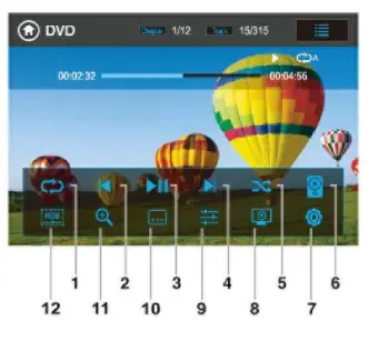 Dual Electronics DV712 Multimedia DVD Receiver with Bluetooth 7 Inch Digital TFT LCD-fig9