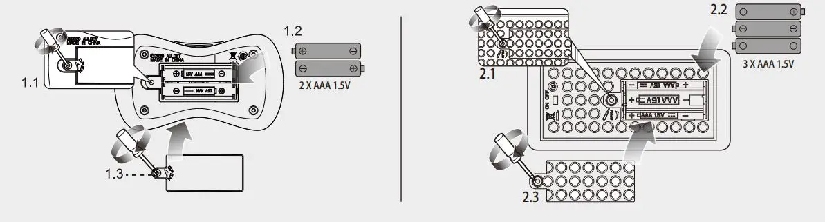 ALPHA GROUP 389104 Buildable Remote Control Vehicle Instruction Manual - BATTERY INSTALLATION