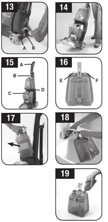 HOOVER 50 power scrub carpet washer - fig 1