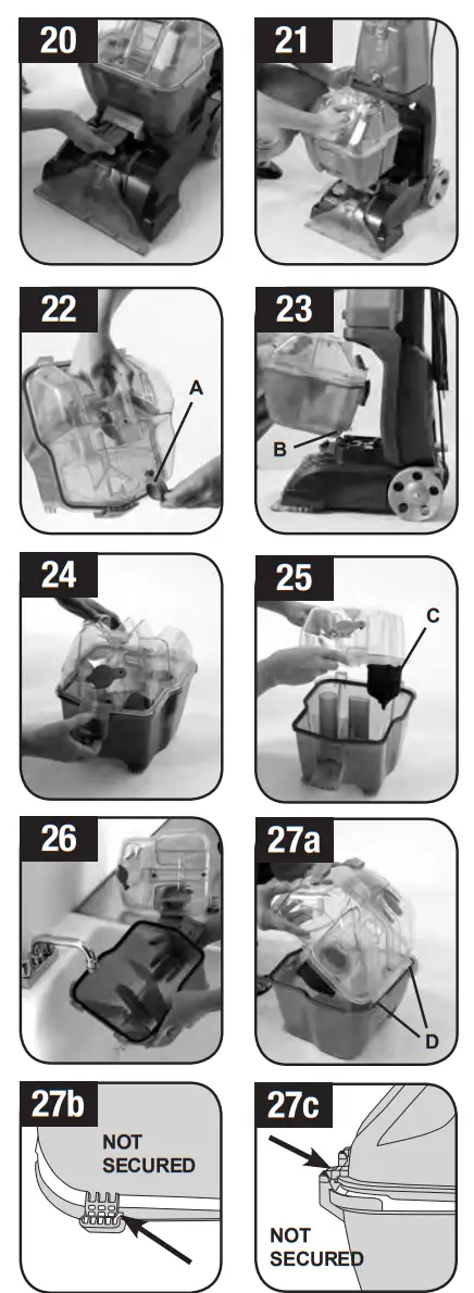 HOOVER 50 power scrub carpet washer - fig 3