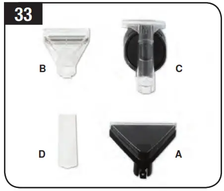 HOOVER 50 power scrub carpet washer - fig 9