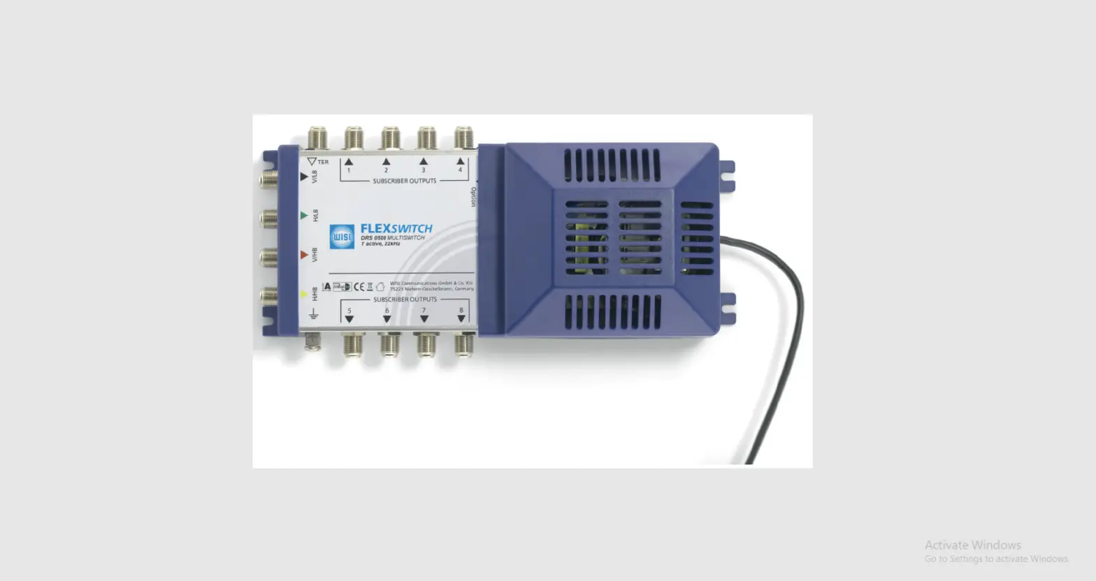 Wisi Drs 05xx Flex Switch Multiswitch Instruction Manual