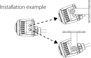 Installing the Camera/Adjusting its angle