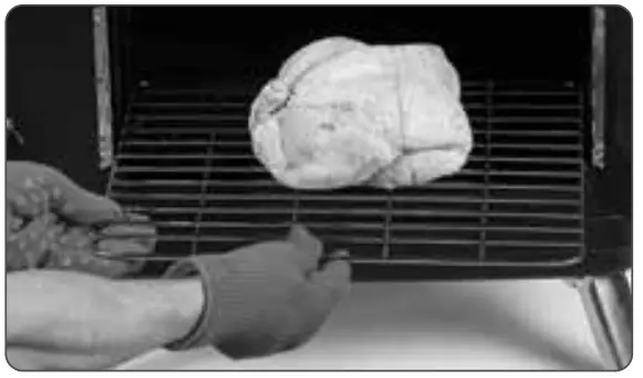 FOR COOKING IN THE OVEN CHAMBER